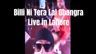 Billo Ni Tera Lal Ghagra Acoustic version live on stage in Lahore [upl. by Yasdnil]