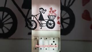 Home decoration arts। switch board art drawing drawingpainting painting [upl. by Rollo516]