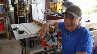 Tacklife table saw upgraded fence 20 and Harbor Freight clamp Coffee and tools episode 121 [upl. by Teage]