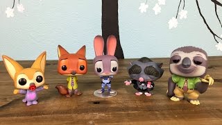 HAVE YOU SEEN IT Zootopia Funko Pop Figures [upl. by Nenney]