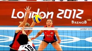 TOP 10 Best Volleyball Actions  Womens Volleyball Single Blocks ● BrenoB ᴴᴰ [upl. by Tremain674]