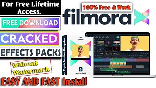 How to Wondershare Filmora X Full Version Free Download And Activate Lifetime  Latest Version [upl. by Pinter243]