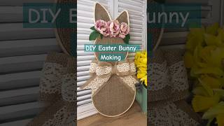 DIY embroidery hoop bunny making  fun craft  Easter Bunny making ideas  kids fun craft ideas [upl. by Nniw]