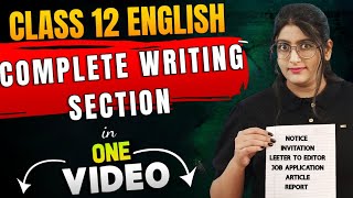 Class 12 English Writing Section 2024 [upl. by Nored]