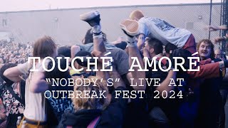 Touché Amoré  Nobodys Live at Outbreak Fest 2024 [upl. by Alledi]