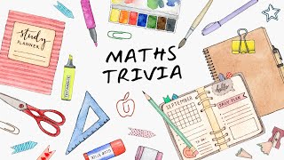 Maths Trivia  Quiz Questions  Quiz Games  IQ Test  Solve Me Guyz [upl. by Anaiv]