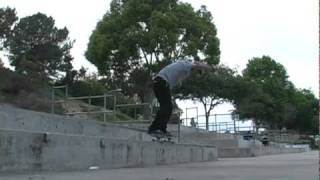 backside pressure flip fakie 50 50 grind [upl. by Avonasac]