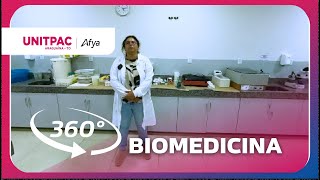 TOUR 360°  Laboratório de Biomedicina [upl. by Rehpretsirhc]