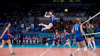 TOP 50 Best Womens Volleyball Spikes  3rd Meter Spikes  Powerful Spikes [upl. by Ballinger]