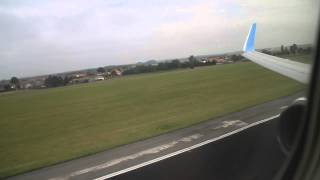 JetairFly 767 OOJAP Landing in Brussels [upl. by Orelia]