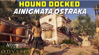 Hound Docked Ainigmata Ostraka Puzzle Location amp Solution Megaris  ASSASSIN’S CREED ODYSSEY [upl. by Teahan]