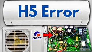 How To Fix H5 Error code in Gree Mini Split AC [upl. by Glynda]