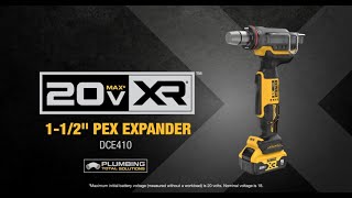 New Dewalt DCE410 112quot Pex Expander [upl. by Ailaza]