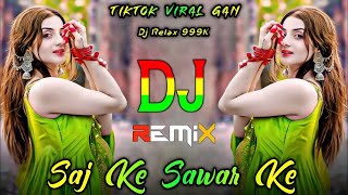 Saj Ke Sawar Ke Dj  Bhojpuri Dance Video  Tiktok Viral Dj Gan  Bhojpuri Dj Song  Rudro King [upl. by Audwin]