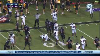 09052013 FAU vs East Carolina football highlights [upl. by Mou]