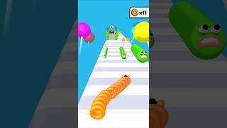 Slither Runner 3D shorts gaming youtubeshorts [upl. by Aznofla]