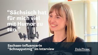 SachsenInfluencerin quotSchnappatmigquot im Interview [upl. by Sirroned]