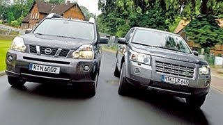 Nissan vs Land Rover  Automatisch an die Spitze [upl. by Milak952]