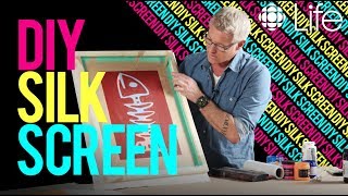 DIY Silk Screen  In The Studio with Steven Sabados  CBC Life [upl. by Akilegna]