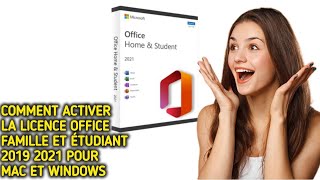 Comment activer la licence Office Home and Student 2019 2021 pour MacWindows [upl. by Eltsyrhc19]