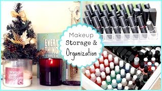 化妝品護膚品收藏整理分類 Makeup amp Skincare Organization 2013  BethniY [upl. by Htebazie]