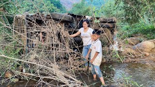 Girl and boy restore car washed away by flood Can they revive it [upl. by Odama]