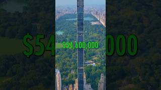 54600000 Billionaires Row NYC Penthouse Full Tour shorts [upl. by Nomrej]