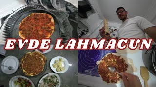 Evde Lahmacun Yaptık  Eratec ile Pişirdik [upl. by Jet733]