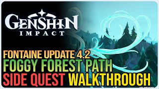 Foggy Forest Path Genshin Impact [upl. by Gareri]