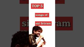 Top 5 Sid Sriram Telugu Hits  sid Sriram  trend [upl. by Asyl]