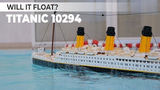 Will 10294 LEGO® Titanic float [upl. by Teerprug]