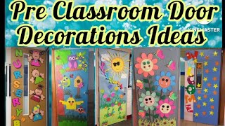 Pre classroom door decoration ideas  door decoration ideas theASschoolingsystem [upl. by Essam]