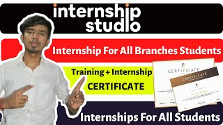 Internship For All Branches Students  Career Starter Internship  Training  Internship Certificate [upl. by Nnairb]