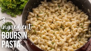 Boursin Pasta l The Recipe Rebel [upl. by Burrton]