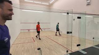 P2 Ad Heskes v George Kousseff 65 World Squash Masters August 20 2024 [upl. by Flora458]