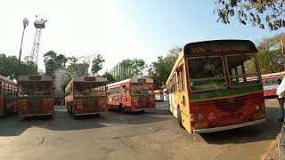 BEST Buses at Dindoshi Depot [upl. by Ellehcram280]