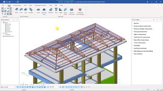 How To Design A Steel Roof with ProtaStructure Suite [upl. by Monty94]