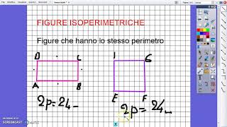 figure isoperimetriche equivalenti congruenti [upl. by Bohs]