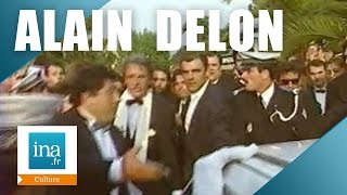 Alain Delon arrivée mouvementée à Cannes  Archive INA [upl. by Errol]