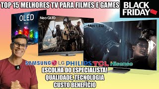 TOP 15 MELHORES TV BLACK FRIDAY 2024 FILMES E GAMES [upl. by Aldora69]