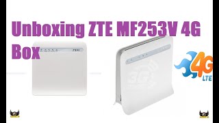 Unboxing ZTE MF253V 4G Box [upl. by Adnamma313]