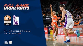 ratiopharm ulm vs BG Göttingen  Full Game Highlights  Spieltag 9 202425 [upl. by Artimed223]