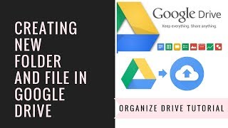 Creating a New folder and file in Google Drive Bangla Tutorial [upl. by Sane]