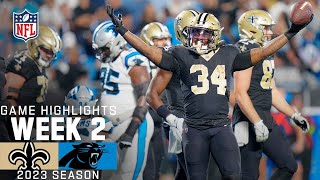 New Orleans Saints vs Carolina Panthers  2023 Week 2 Game Highlights [upl. by Quintilla367]