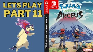 POKEMON LEGENDS ARCEUS  LETS PLAY PART 11  THE GUARDIAN ELECTRODE [upl. by Eleph]