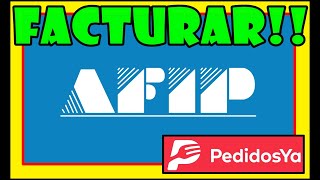 🔥 Como FACTURAR a PEDIDOS YA Argentina ❗❗ AFIP  Monotributo 2024 💻 🖱 📝 🛵 [upl. by Juan]