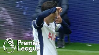 HeungMin Sons brace puts Tottenham 40 up v Everton  Premier League  NBC Sports [upl. by Ardnahs]