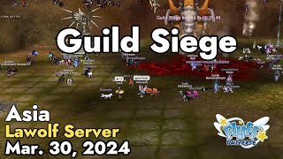 Guild Siege Lawolf Server March 30 2024  Flyff Universe [upl. by Nileuqcaj]