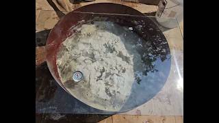 Quicklime mortar donut method [upl. by Turner]