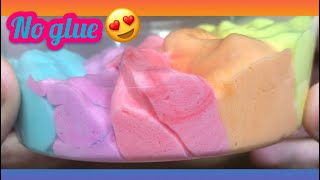 MUST WATCH REAL HOW TO MAKE THE BEST FLUFFY SLIME WITHOUT GLUE WITHOUT BORAX EASY SLIME [upl. by Mmada]